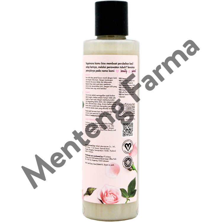 Love Beauty and Planet Body Wash Murumuru Butter & Rose 200 mL - Vegan Soap Untuk Kulit Lembab - Menteng Farma