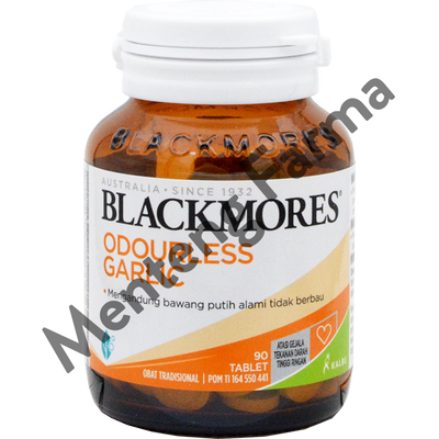Blackmores Odourless Garlic 90 Tablet - Suplemen Kesehatan Tekanan Darah - Menteng Farma