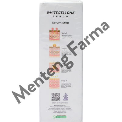 Ms Glow White Cell DNA Serum 15 mL - Formula Nanoencapsulation Mencerahkan Dalam 7 Hari - Menteng Farma