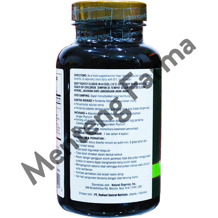 Fiberific Powder Natures Plus RX Fiberific 120 Kapsul - Kaya Serat untuk Pencernaan – Apotek