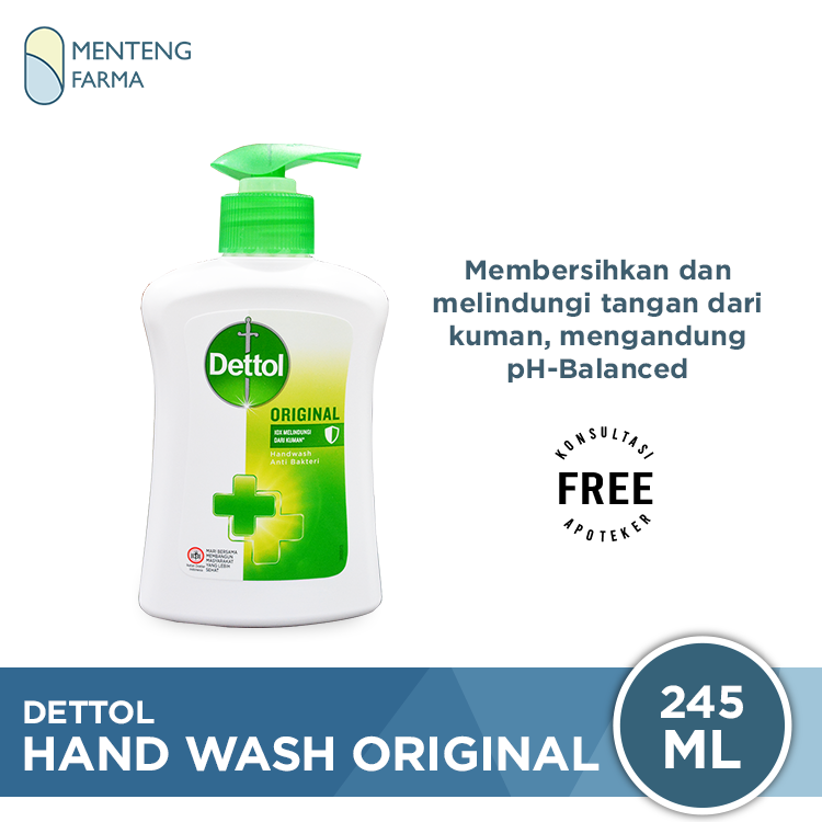 Dettol Handwash Original - 245 ML - Menteng Farma