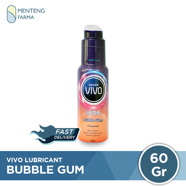 Vivo Bubble Gum Lube 60 Gr - Pelumas Lubrikan Vivo - Menteng Farma