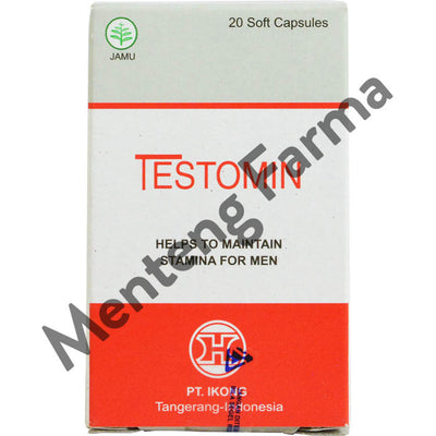 Testomin - Membantu Memelihara Stamina Pria - Menteng Farma