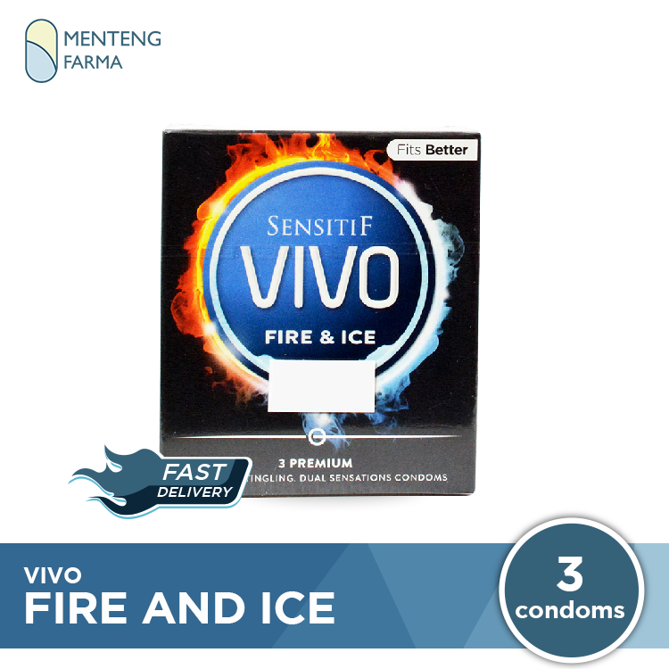 Kondom Vivo Fire & Ice - Menteng Farma