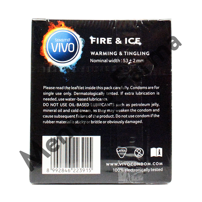 Kondom Vivo Fire & Ice - Menteng Farma