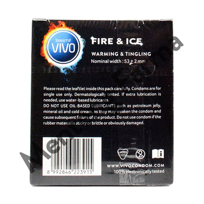 Kondom Vivo Fire & Ice - Menteng Farma