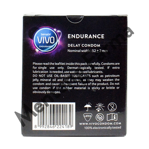 Kondom Vivo Endurance - Menteng Farma