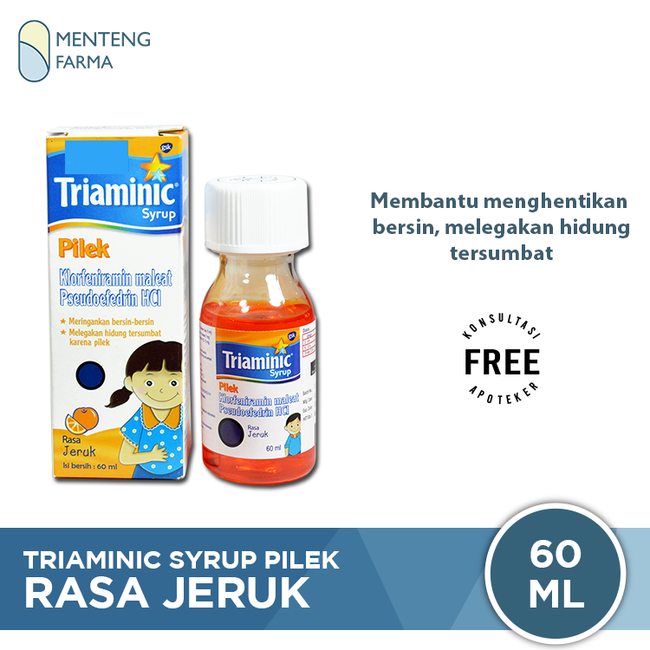 Triaminic Syrup Pilek (Rasa Jeruk) - Menteng Farma