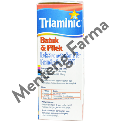 Triaminic Syrup Batuk dan Pilek (Rasa Berry) - Menteng Farma