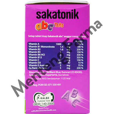 Sakatonik abc Rasa Anggur - Multivitamin Pertumbuhan Anak - Menteng Farma