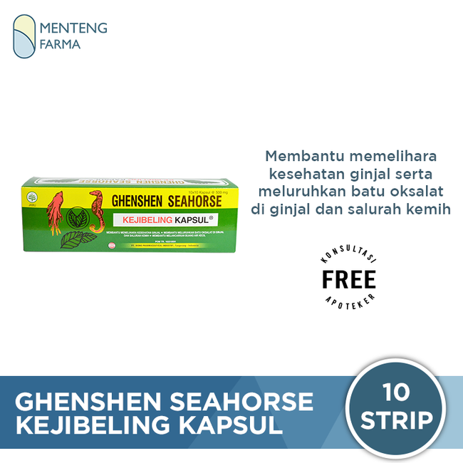 Ghenshen Seahorse (Kejibeling Kapsul) - Menteng Farma