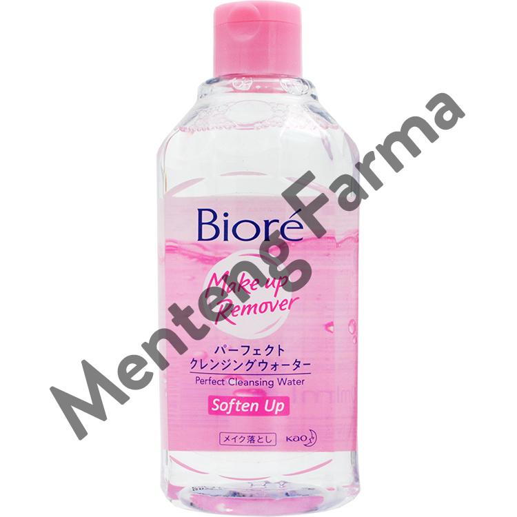 Biore Make Up Remover Perfect Cleansing Water Soften Up 300 ML - Pembersih Makeup Untuk Kulit Normal Dan Kering - Menteng Farma