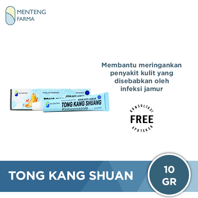 Tong Kang Shuang - Salep Obat Jamur Panu Kadas Kudis Kurap Dan gatal - Menteng Farma