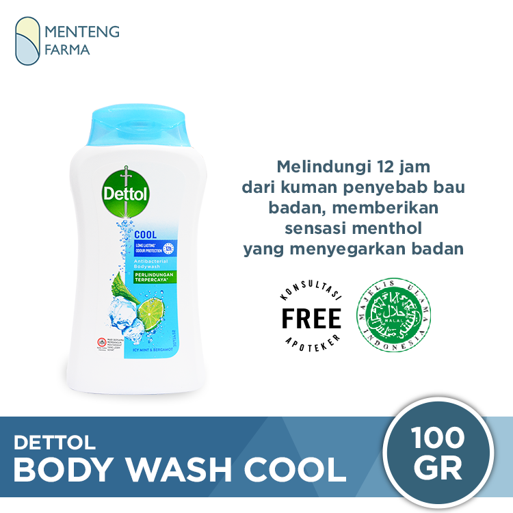 Sabun Mandi Cair Dettol ProFresh - Cool (100 Gram) - Menteng Farma