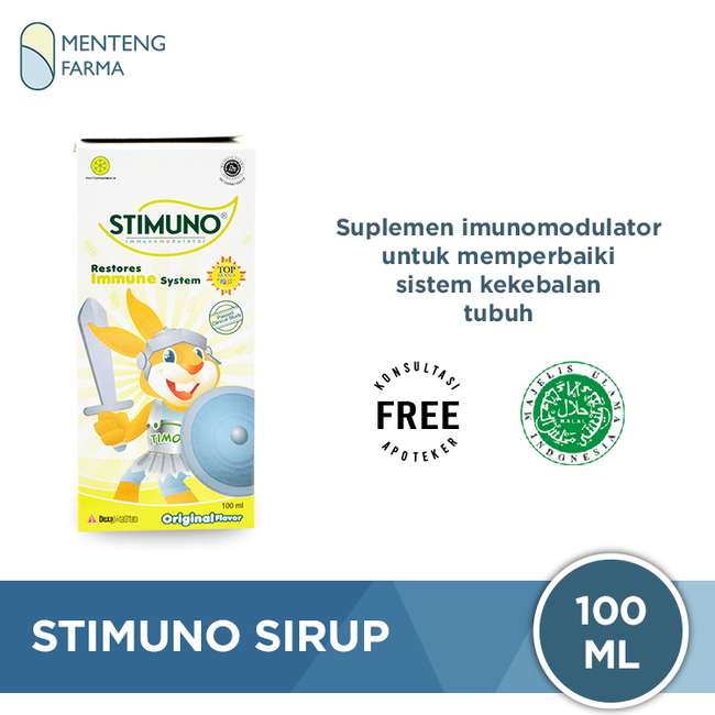 Stimuno Sirup 100 ML - Suplemen Daya Tahan Tubuh - Menteng Farma