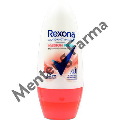 Rexona Anti-Perspirant Deodorant Roll On Passion 45 ML - Memberikan Keharuman dan Menyegarkan Ketiak - Menteng Farma