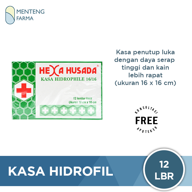 Kasa Hydrophile - Kasa Non Steril Untuk Penutup Luka - Menteng Farma