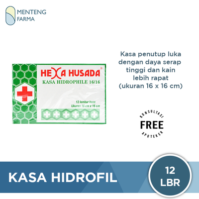 Kasa Hydrophile - Kasa Non Steril Untuk Penutup Luka - Menteng Farma