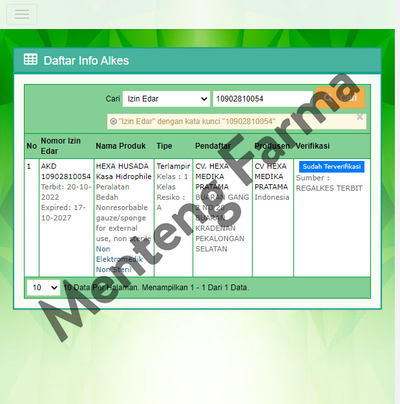 Kasa Hydrophile - Kasa Non Steril Untuk Penutup Luka - Menteng Farma