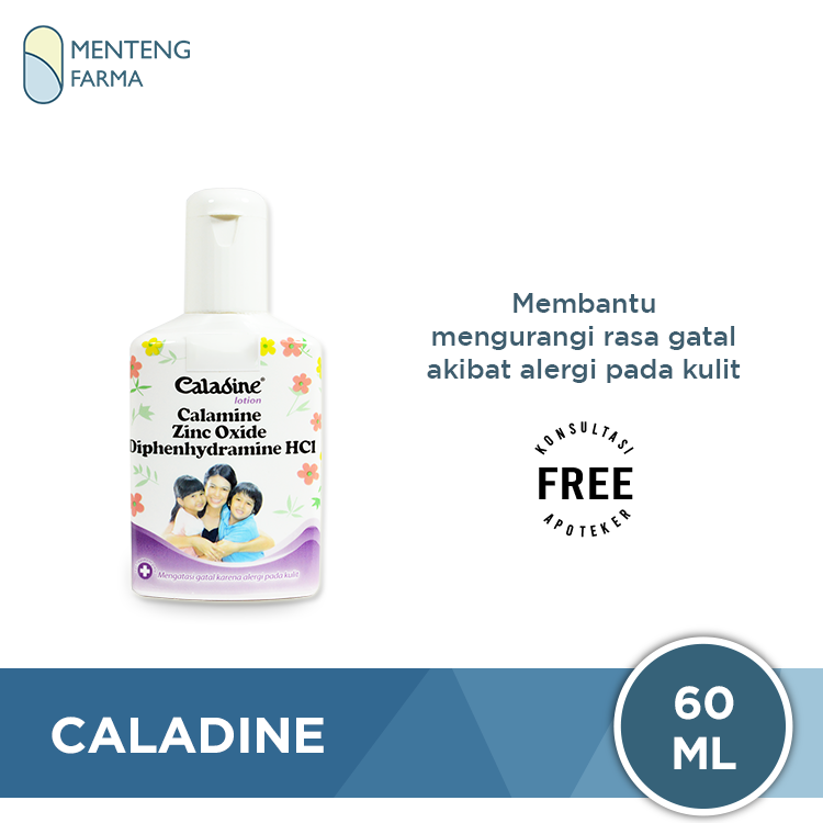 Caladine Lotion - Meredakan Kulit Gatal Alergi dan Biang Keringat - Menteng Farma