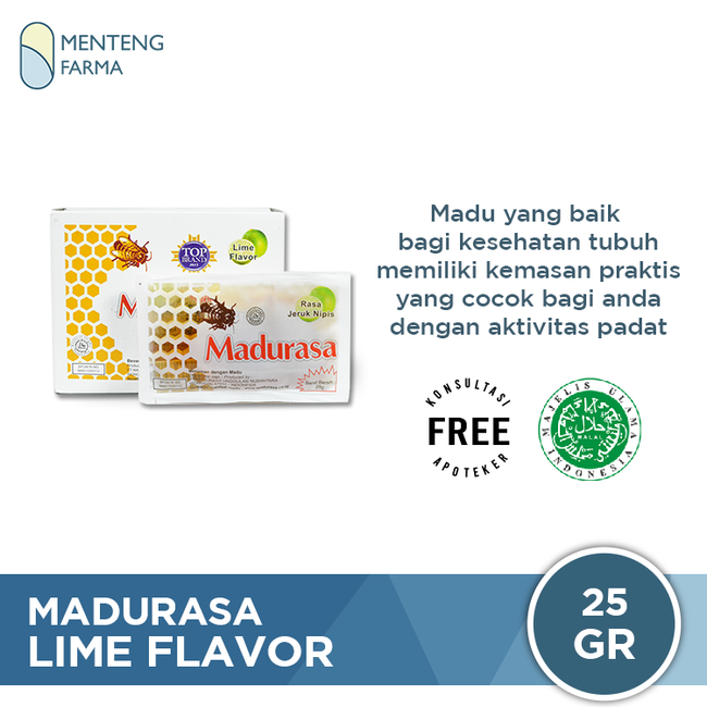 Madurasa Lime Flavor Sachet - Menteng Farma