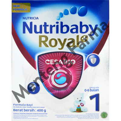 Nutribaby Royal Cesabio 1 (0-6 bulan) 400 Gr - Formula Bayi Khusus Alergi Susu Sapi - Menteng Farma