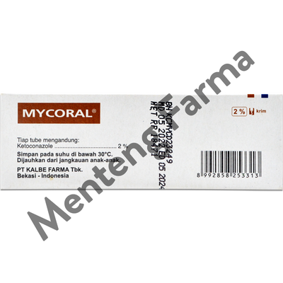 Mycoral Krim 2% - Salep Gatal Jamur - Menteng Farma