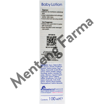 Sebamed Baby Lotion 100 ML - Pelindung dan Pelembab Kulit Bayi - Menteng Farma