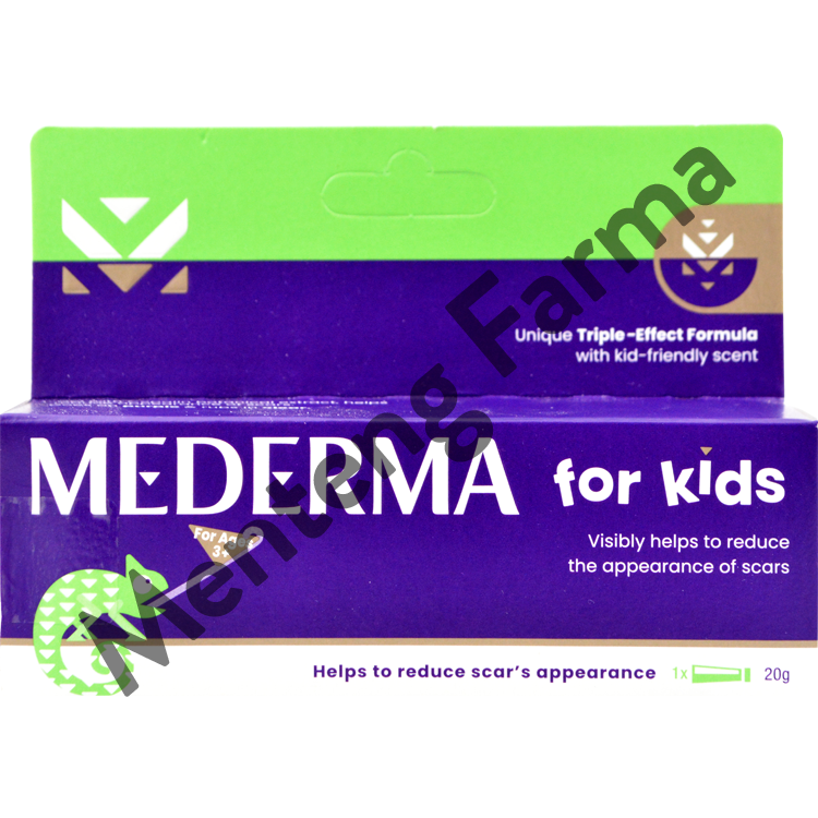 Mederma Kids 20 Gr - Menyamarkan Bekas Luka pada Anak - Menteng Farma