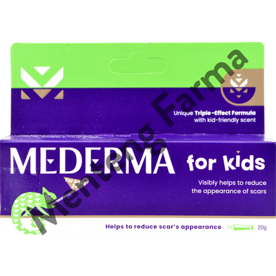 Mederma Kids 20 Gr - Menyamarkan Bekas Luka pada Anak - Menteng Farma