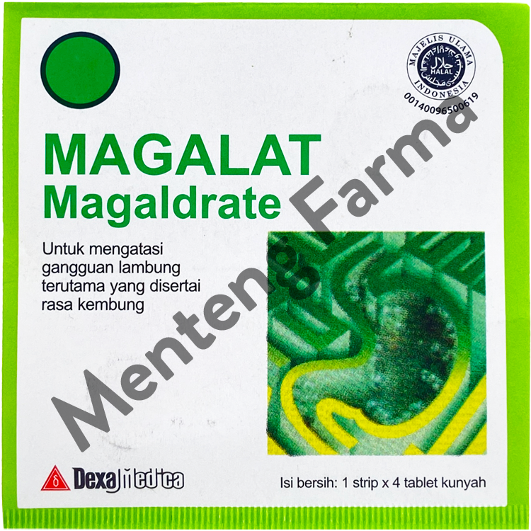 Magalat 4 Tablet - Obat Gangguan Lambung - Menteng Farma