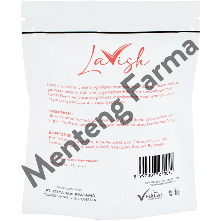 Lavish Feminine Cleansing Wipes - Menteng Farma