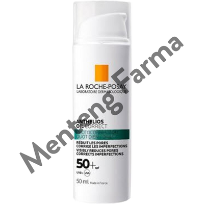 La Roche Posay Anthelios Oil Correct 50+ SPF 50 mL - Tabir Surya Kulit Berminyak dan Berjerawat - Menteng Farma