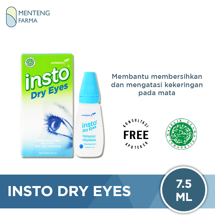 Insto Dry Eyes - Obat Tetes Mata Kering - Menteng Farma