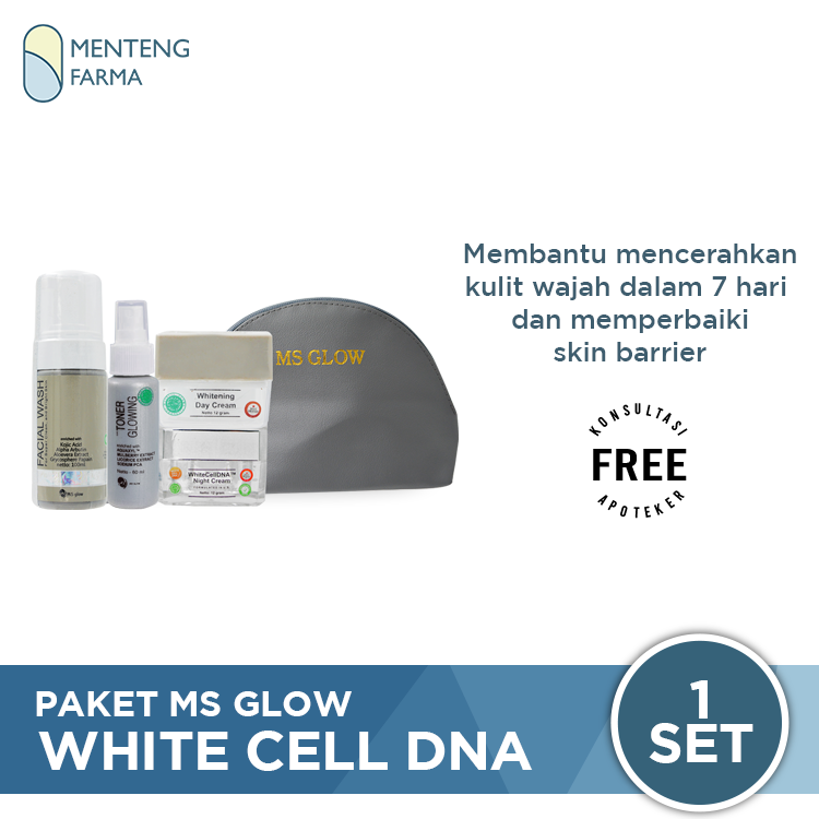 Paket Ms Glow White Cell DNA - Menteng Farma