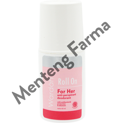 Wardah Roll On For Her 60 mL - Deodorant Anti Keringat - Menteng Farma