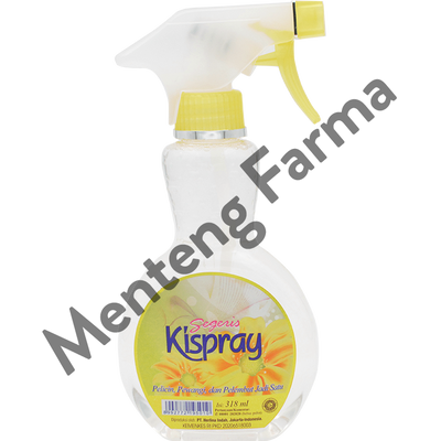 Kispray Pewangi dan Pelembut Botol Segeris 318 mL - Pewangi dan Pelembut Pakaian - Menteng Farma