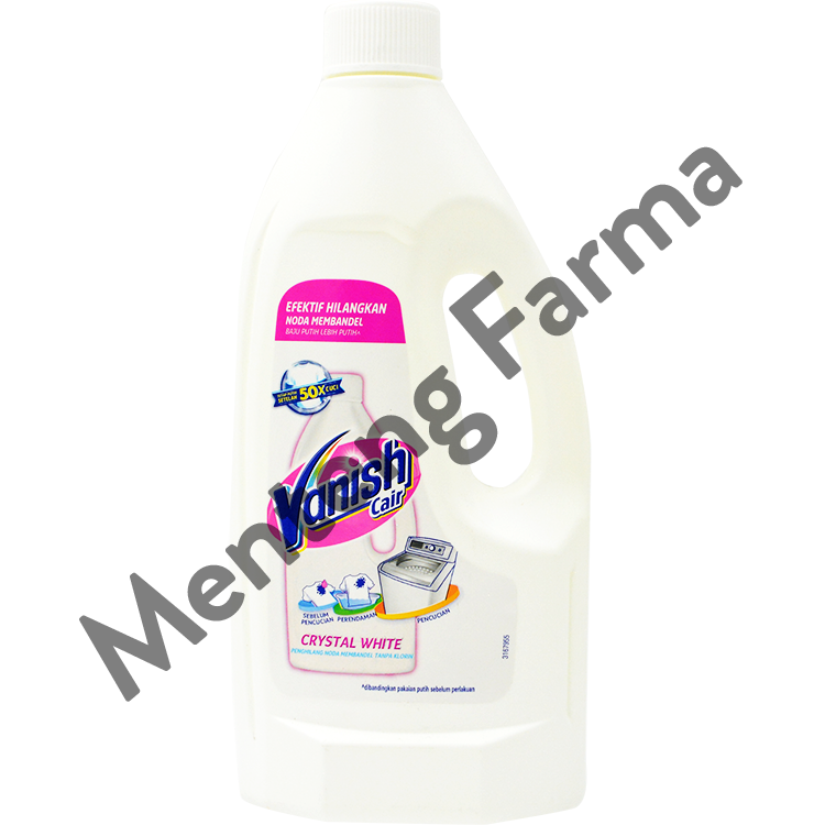 Vanish Cair White 500 mL - Penghilang Noda Membandel Pakaian Putih Tanpa Klorin - Menteng Farma