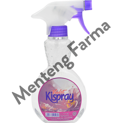 Kispray Pewangi dan Pelembut Botol Violet 318 mL - Pewangi dan Pelembut Pakaian - Menteng Farma