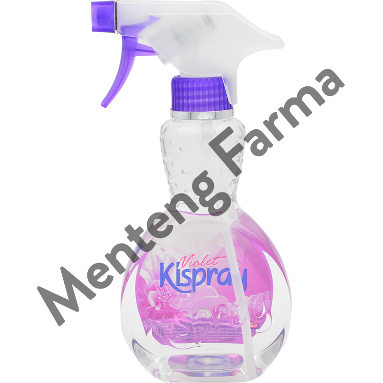 Kispray Pewangi dan Pelembut Botol Violet 318 mL - Pewangi dan Pelembut Pakaian - Menteng Farma