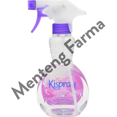 Kispray Pewangi dan Pelembut Botol Violet 318 mL - Pewangi dan Pelembut Pakaian - Menteng Farma