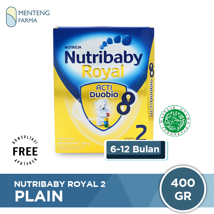 Nutribaby Royal 2 Formula Bayi Bubuk 400 gr - Menteng Farma