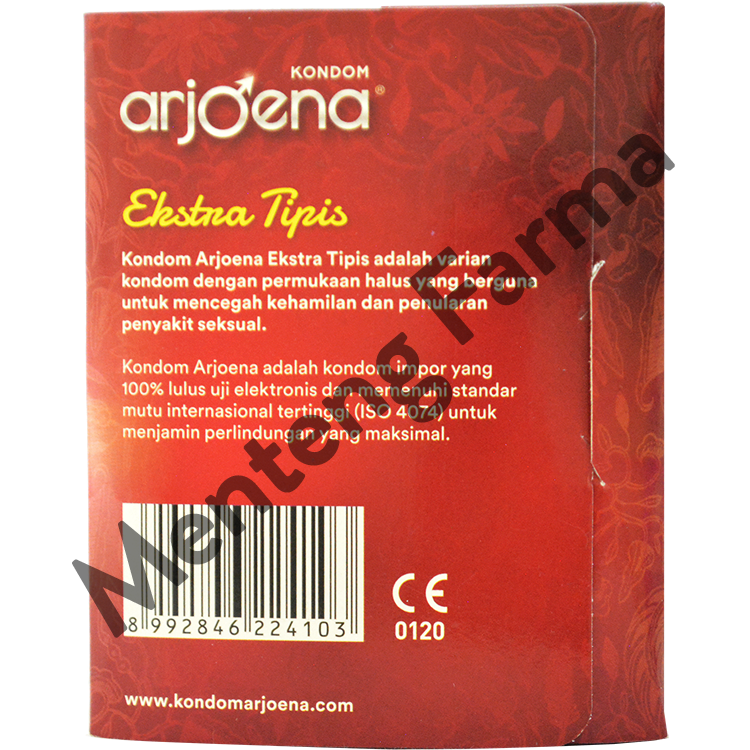 Kondom Arjoena Ekstra Tipis - Isi 3 - Menteng Farma