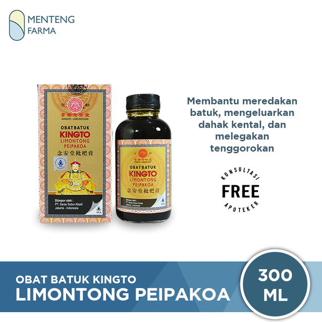 Obat Batuk Kingto Limontong Peipakoa 300 ml - Menteng Farma