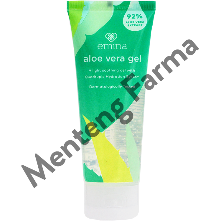 Emina Aloe Vera Gel 60 mL - Pelembap Alami Kulit Wajah - Menteng Farma