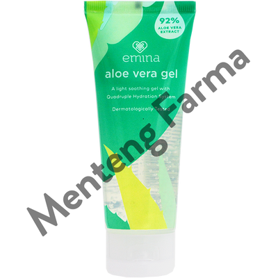 Emina Aloe Vera Gel 60 mL - Pelembap Alami Kulit Wajah - Menteng Farma