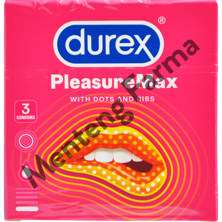 Kondom Durex Pleasuremax - Isi 3 - Menteng Farma