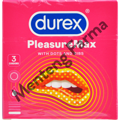 Kondom Durex Pleasuremax - Isi 3 - Menteng Farma