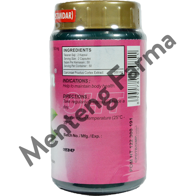 Mastin Ekstrak Kulit Manggis Isi 100 Capsules - Suplemen Kesehatan - Menteng Farma