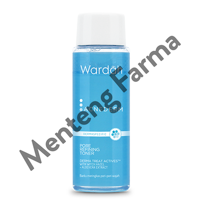 Wardah Acnederm Pore Refining Toner 100 mL - Toner Untuk Mengecilkan Pori-Pori - Menteng Farma